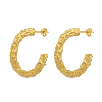 House Of Vincent - Moonstruck Gilded hoops - forgyldt - House of Vincent