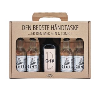 Two Socks - B Gin Vanilje & Citrus gaveæske - 500 ml. - Two Socks