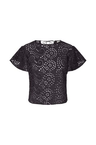 Rabens Saloner - Heena bluse  - sort - Size (xl) - Rabens Saloner