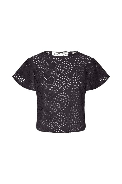 Rabens Saloner - Heena bluse  - sort - Size (xl) - Rabens Saloner