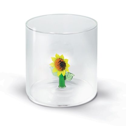 Wd Lifestyle - Borosilicate Glas, Sunflower - 250 ml. - WD lifestyle