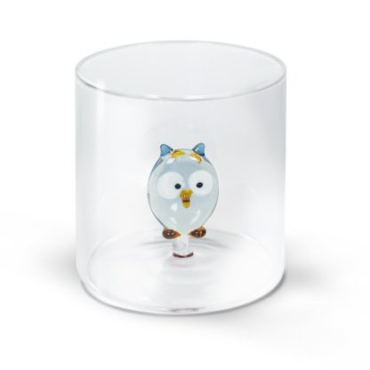 Wd Lifestyle - Borosilicate Glas, Owl - 250 ml. - WD lifestyle