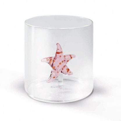 Wd Lifestyle - Borosilicate Glas, starfish - 250ml. - WD lifestyle