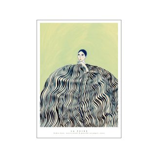 Poster & Frame - La Poire Zebra Coat - Poster & Frame