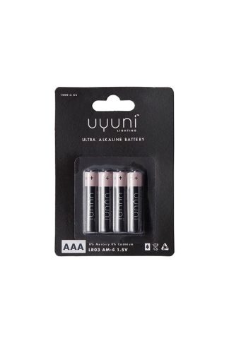 Uyuni - Lightning batterier AAA - 4 pk. - Uyuni