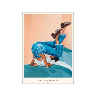 Poster & Frame - Amalie Hovgesen plakat - Bedtime - Second Female