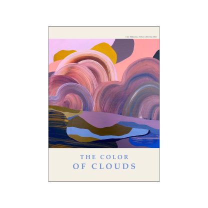 Poster & Frame - Arthus x Line Højmann plakat - Color Of Clouds - Poster & Frame