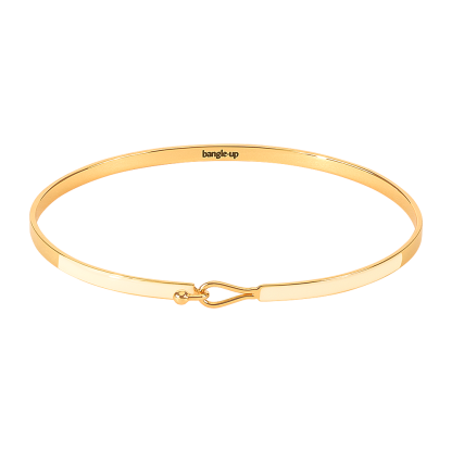 Bangle Up - Lily armbånd - Sand White - Bangle Up