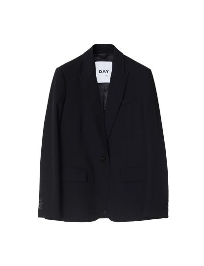 Day Birger Et Mikkelsen - Classic Gabardine, blazer  - sort - Size (42) - DAY Birger et Mikkelsen