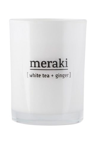 Meraki - Duftlys - White tea & ginger - Meraki