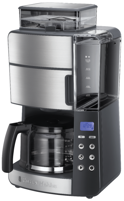 Russell Hobbs - Grind & Brew kaffemaskine - Stål - Russell Hobbs