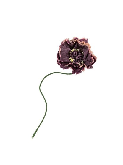 Studio About - Peony Papirblomst - Aubergine - Studio About