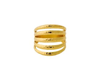 Pernille Corydon - Poetry ring - forgyldt - Pernille Corydon