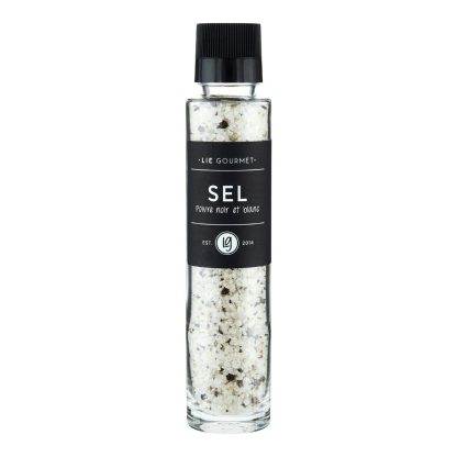 Lie Gourmet - Kværn, havsalt med sort/hvid peber - 290g. - Lie Gourmet