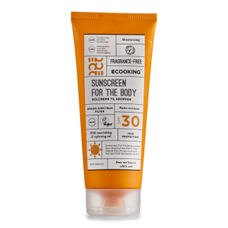 Ecooking - Body solcreme, SPF 30 - 200 ml. - Ecooking