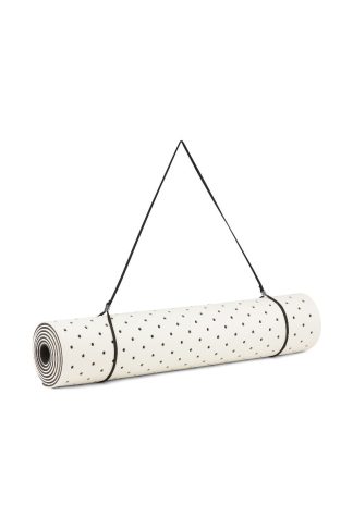 Moshi Moshi Mind - Dotted signature yogamåttet - Ecru/black - Moshi Moshi Mind