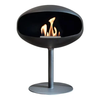 Cocoon Pedestal med sort fod - Sort